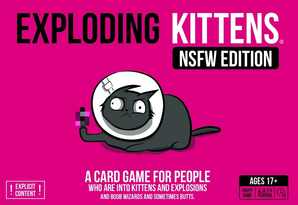 Exploding Kittens NSFW Deck (Sv) - Professionell kvalitet