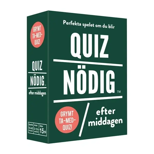 Favorit - Quiznödig - Efter Middagen