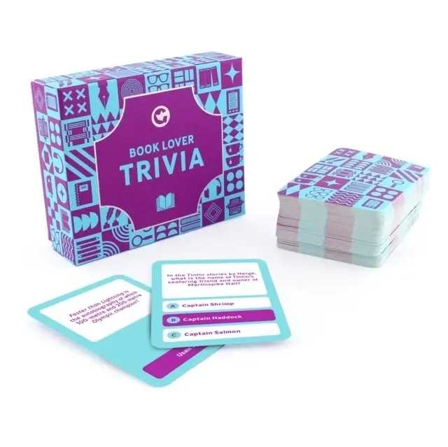 Tillverkarpris - Book Lover Trivia Sallskapsspel