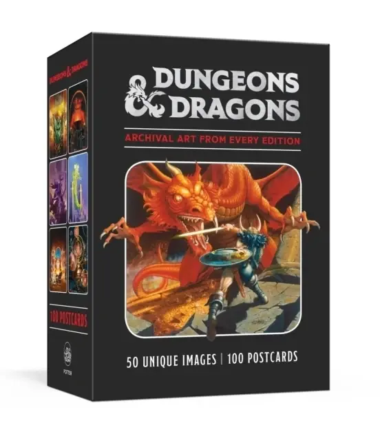 Dungeons Dragons 100 Postcards Archival Art From Every Edition 100 Pos | Kan beställas