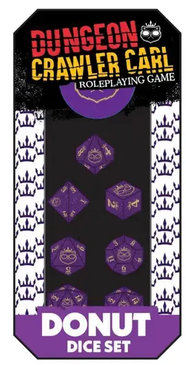 Dungeon Crawler Carl RPG Princess Donut Dice Set | Bara idag