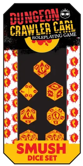 Dungeon Crawler Carl RPG Smush Dice Set - Specialpris