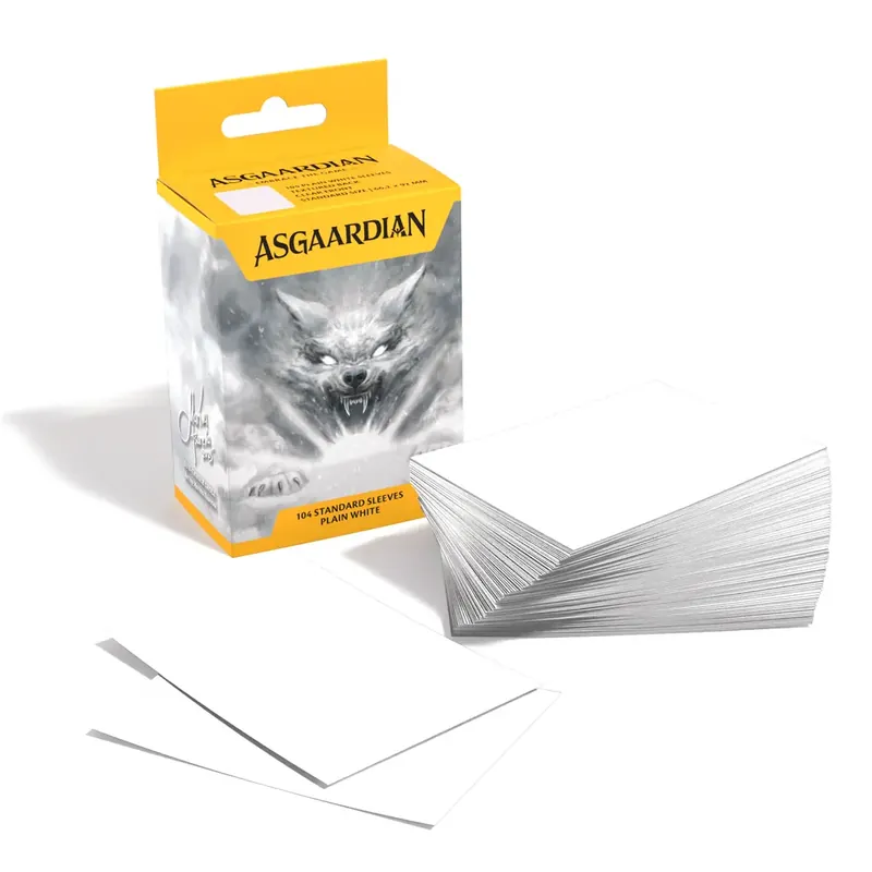 Asgaardian Sleeve Plain White Standard - Enkel retur