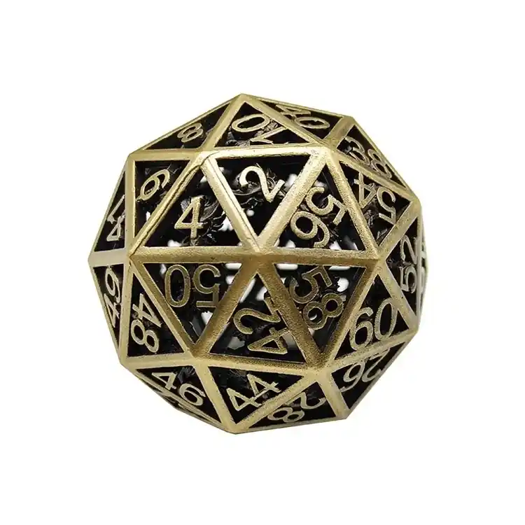 Precis inkommet - D60 Guld (40mm) Ihålig