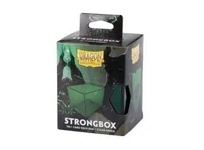 Dragon Shield Strongbox Box - Clear Green - Finns tillgänglig