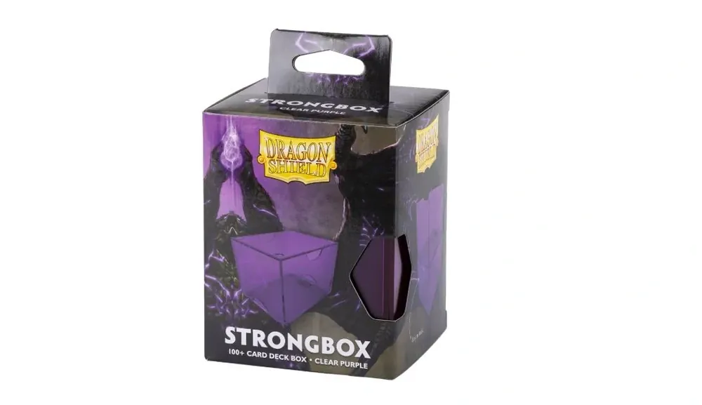 Erbjudande - Dragon Shield Strongbox Box Clear Purple Dragon Shield