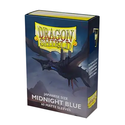 Dragon Shield Japanese size Matte Sleeves - Midnight Blue (60 Sleeves) | Topprodukt