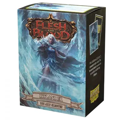 Finns i lager - Dragon Shield Flesh and Blood Uprising - Matte Art Sleeves Iyslander (100 Sleeves)