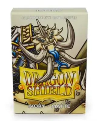 Deal - Dragon Shield Small Sleeves - Japanese Matte Ivory (60 Sleeves)
