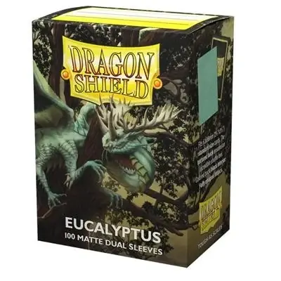 Spara nu - Dragon Shield Standard Matte Dual Sleeves - Eucalyptus ‘Lehel‘ (100 Sleeves)