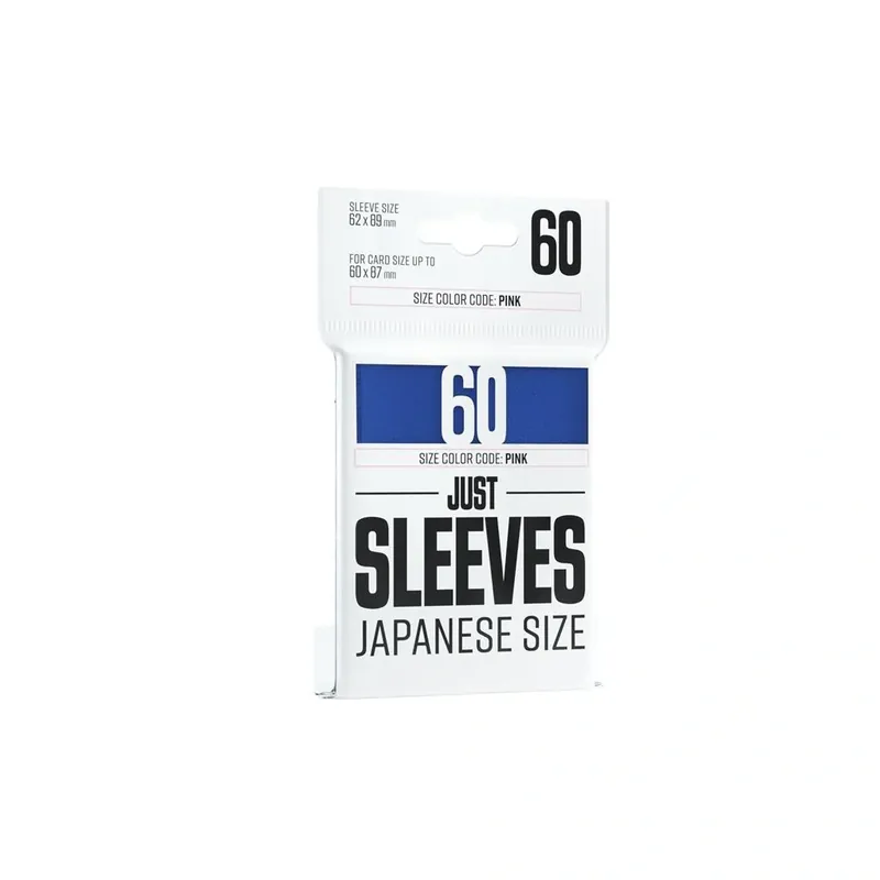 Gamegenic - Just Sleeves - Japanese Size Blue (60 Sleeves) - Nyhet i webbutiken