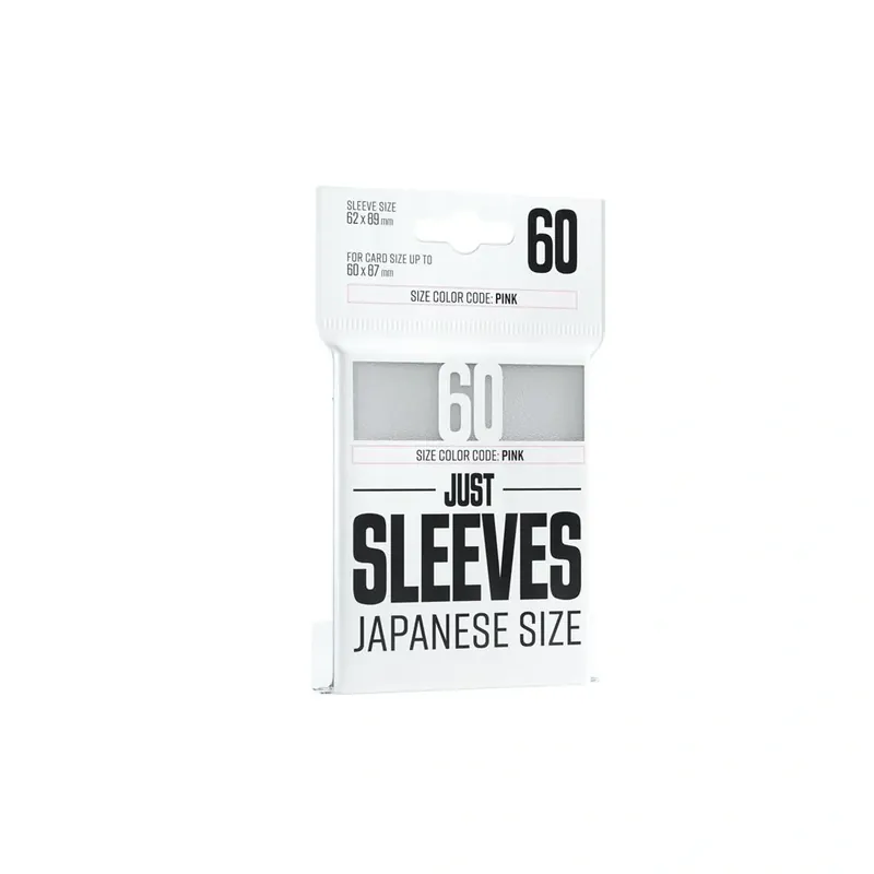 Superpris - Gamegenic - Just Sleeves - Japanese Size White (60 Sleeves)