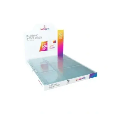 Prisnedsättning | Gamegenic - Ultrasonic 9-Pocket Pages Sideloading 50 Pages