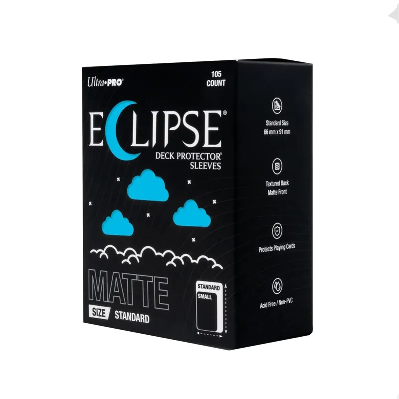 Klar att skickas | ECLIPSE® Matte Standard DECK PROTECTOR® Sleeves Sky Blue - 105ct
