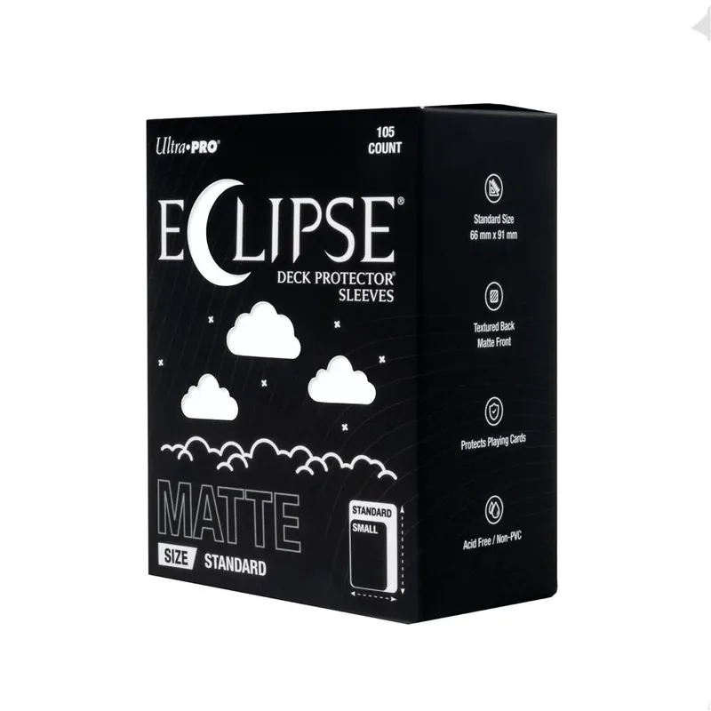 ECLIPSE® Matte Standard DECK PROTECTOR® Sleeves Arctic White - 105ct - Kampanjpris