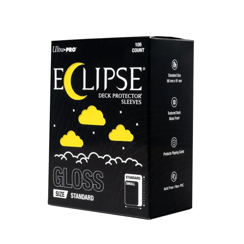 ECLIPSE® Gloss Standard DECK PROTECTOR® Sleeves Lemon Yellow - 105ct - Nyligen tillagt