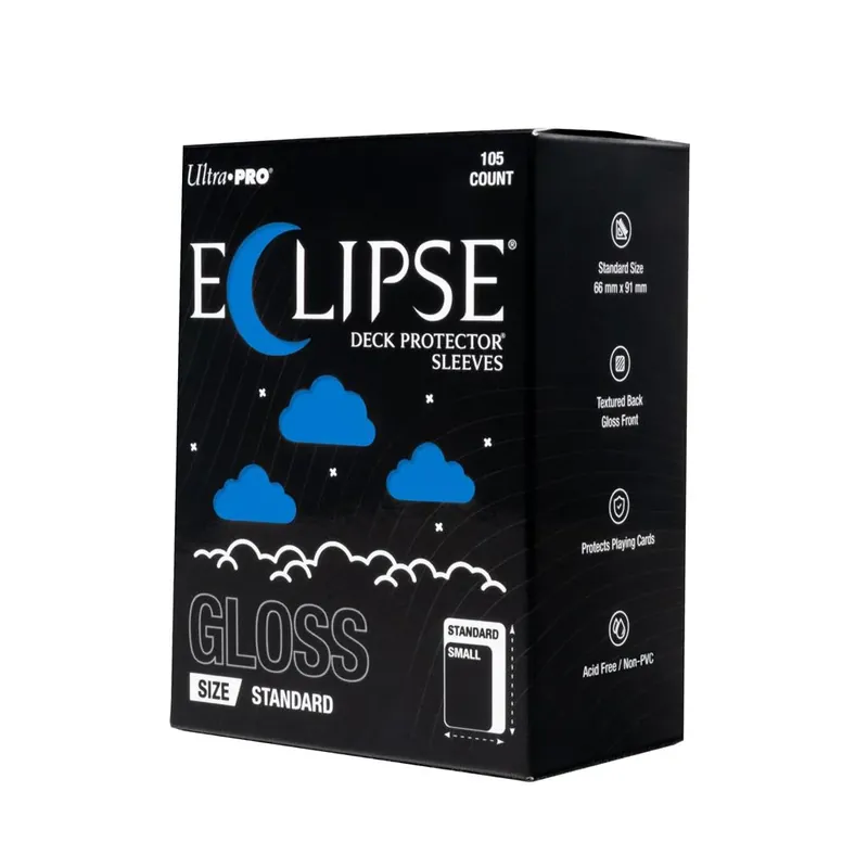 ECLIPSE® Gloss Standard DECK PROTECTOR® Sleeves Pacific Blue - 105ct | Kampanjpris