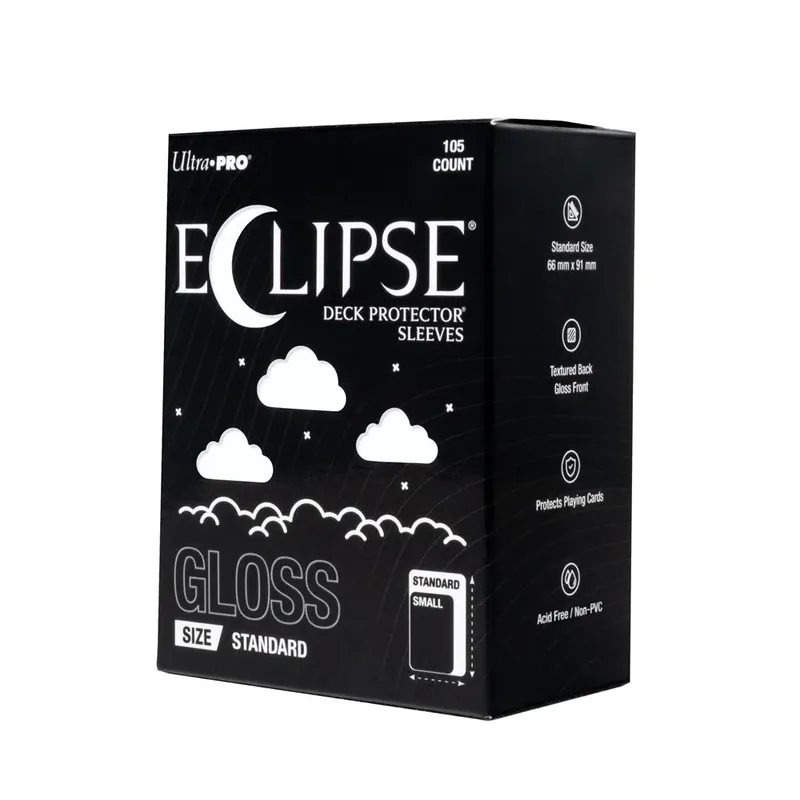 ECLIPSE® Gloss Standard DECK PROTECTOR® Sleeves Arctic White - 105ct | Utförsäljning