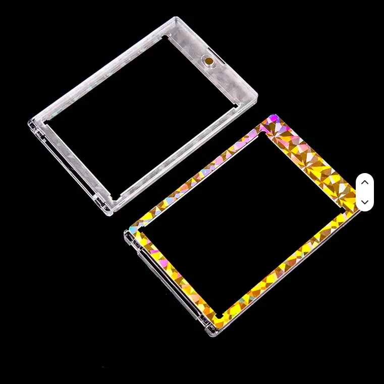 35PT Magnetic Card Holder for Sleeved Cards ( Yellow ) | Rabatter