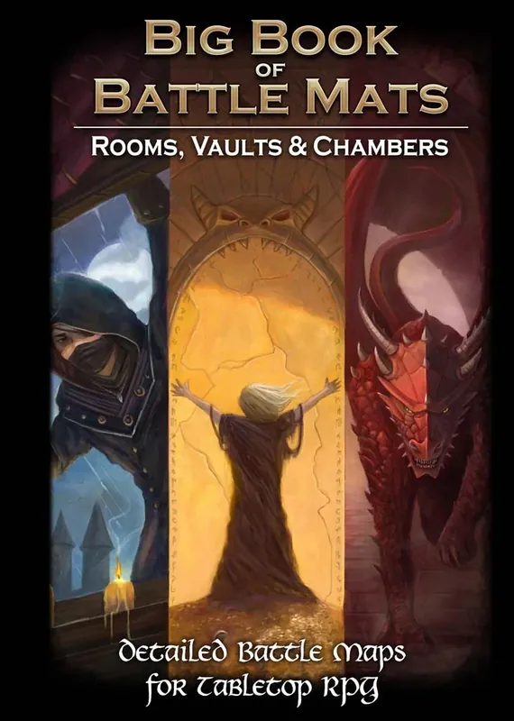 Big Book of Battle Mats Rooms, Vaults, Chambers | Precis inkommet