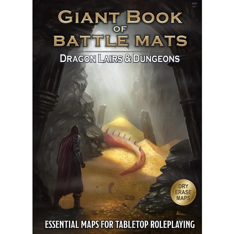 Skaffa nu - Dragon Lairs & DungeonsA Giant Book of Battle Mats