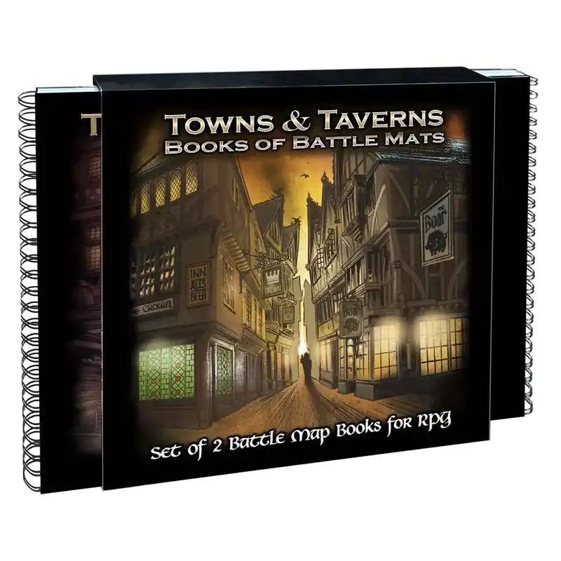 Handla säkert | Towns & Taverns Books of Battle Mats