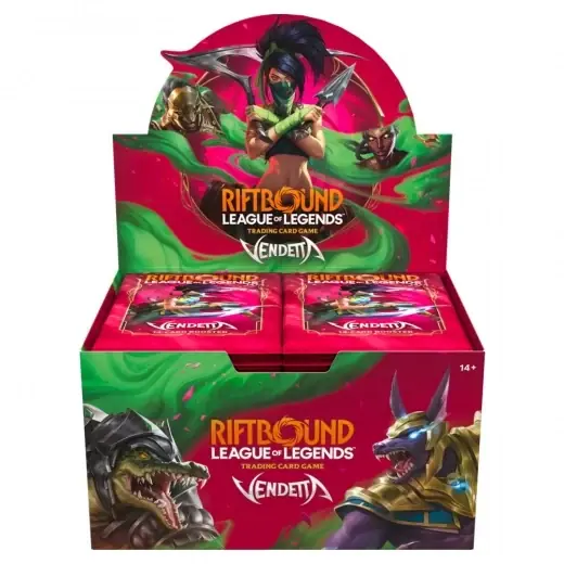 Direkt från fabriken | Riftbound League of Legends TCG - Vendetta Booster Display (24 packs)