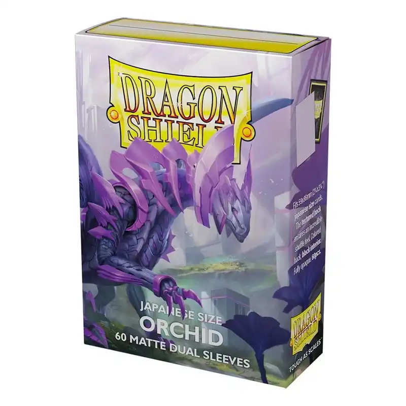 Extra rabatt - Dragon Shield Japanese size Dual Matte Sleeves - Orchid ‘Emme‘ (60 Sleeves)