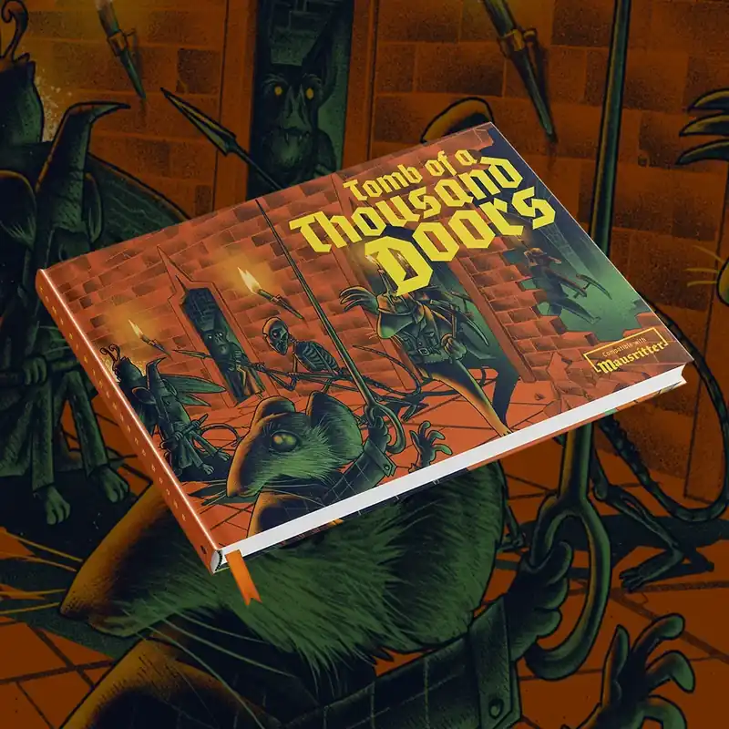 Tomb of a Thousand Doors A Mausritter Megadungeon + GM Screen - Riktigt fynd