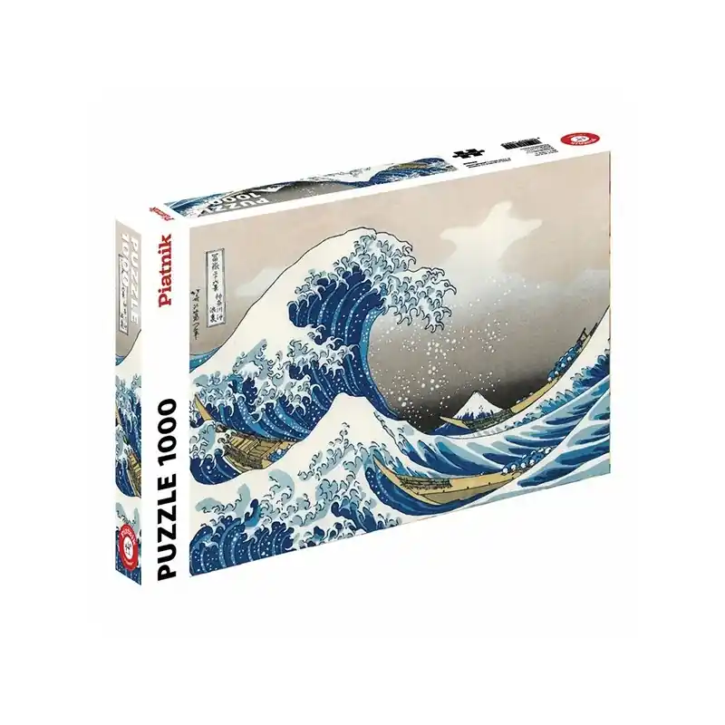 Hokusai Den stora vågen, Pussel, 1000 bitar, Piatnik - Väl omtyckt