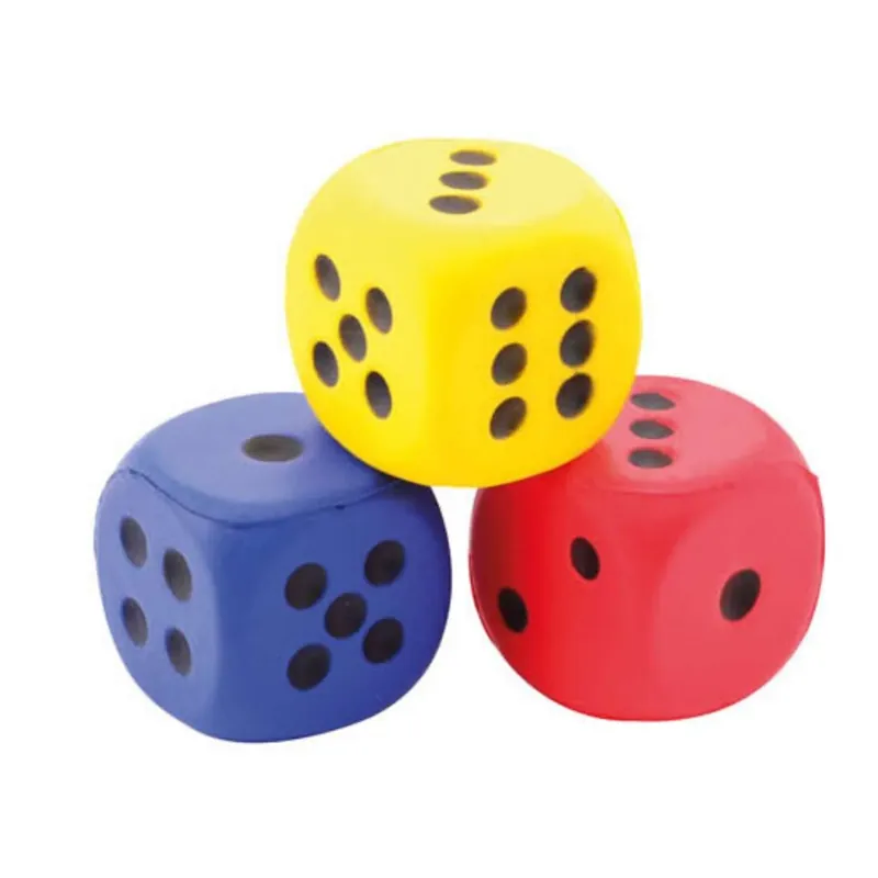 Skumgummitärning D6 - 4 cm | Favorit