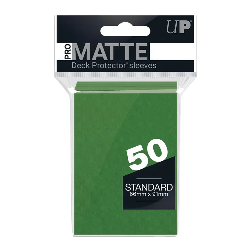 Topprodukt | Standard Sleeves - Pro-Matte - Non Glare - Green (50 Sleeves)