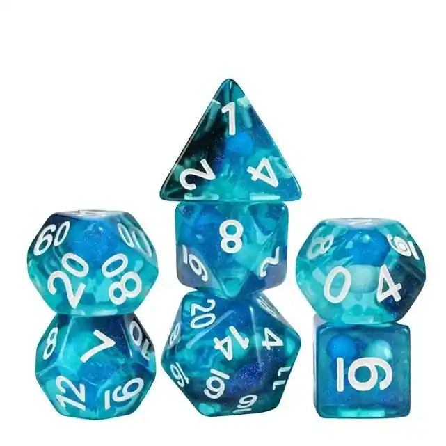 Ocean‘s Light Polyhedral Dice Set (7) - Sista chansen