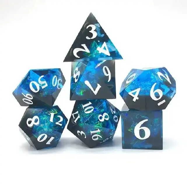 Direkt från tillverkaren | Deepest Depths Sharp Edge Sharp-Edge Dice Set (7)