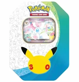 Prisnedsättning - Pokémon TCG 30th Celebration Tin Sylveon - Max 1 /kund