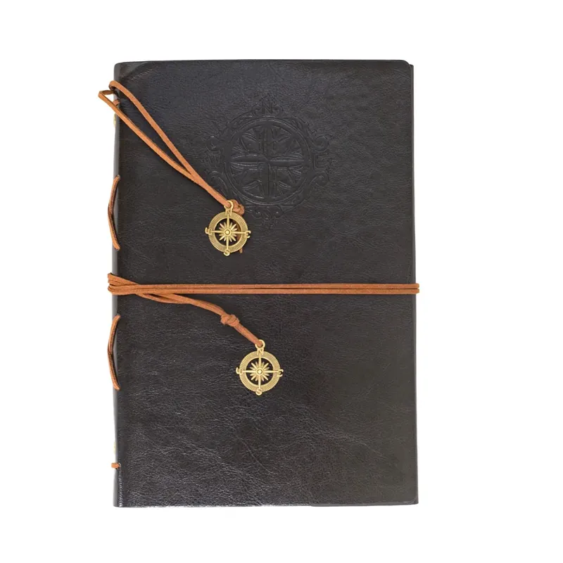 Kanonerbjudande | Shadow Black A5 Faux Leather Notebook Black