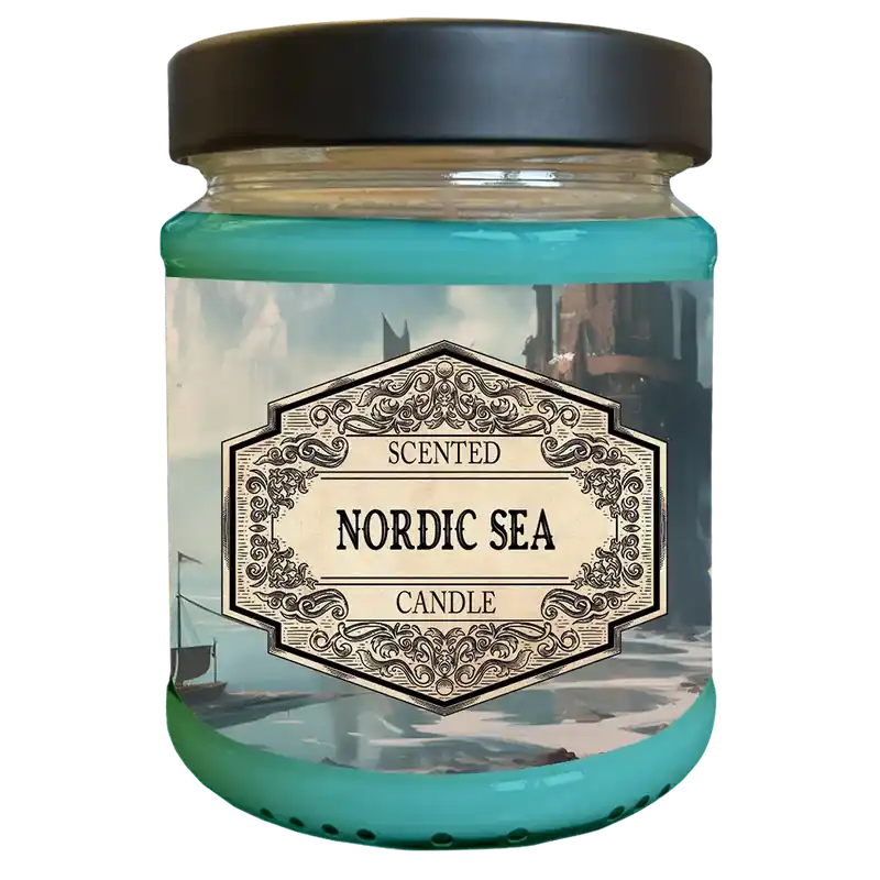 Scented Candle Nordic Sea with Surprise Dice - Riktigt fynd