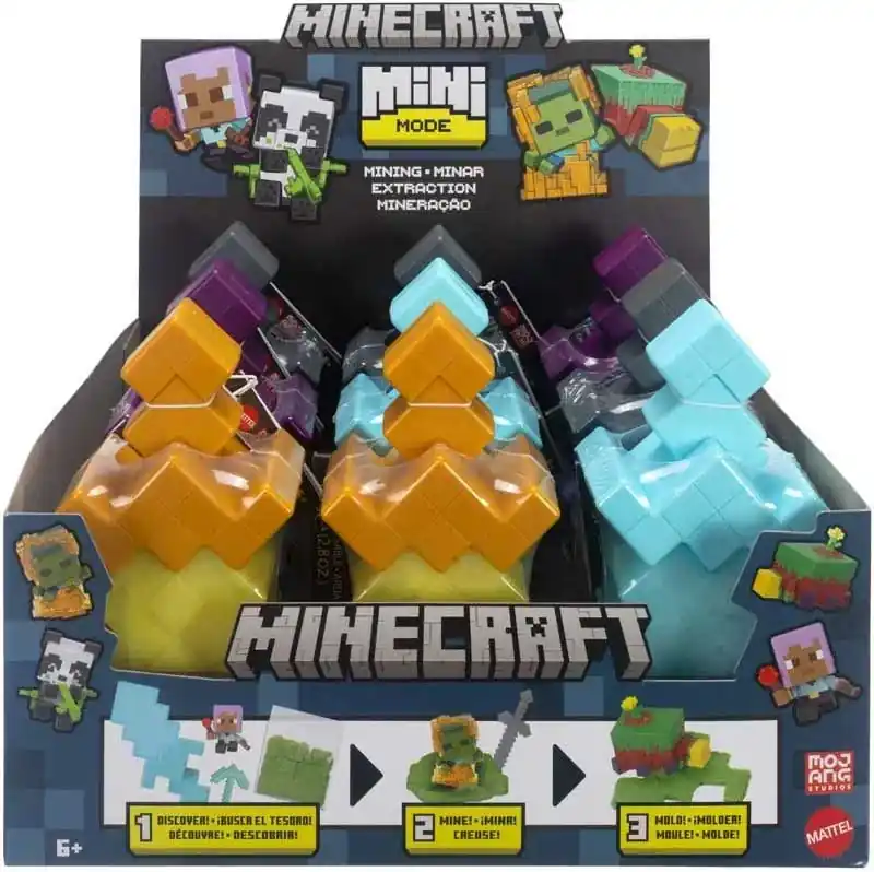 MINECRAFT MINI MODE MINI MINING ASSORTED - Storsäljare