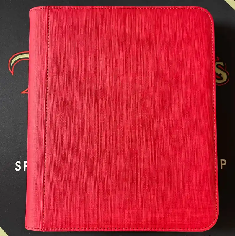 Toploader Zip Cardbinder 4-Pocket (112 cards) Red | Outlet