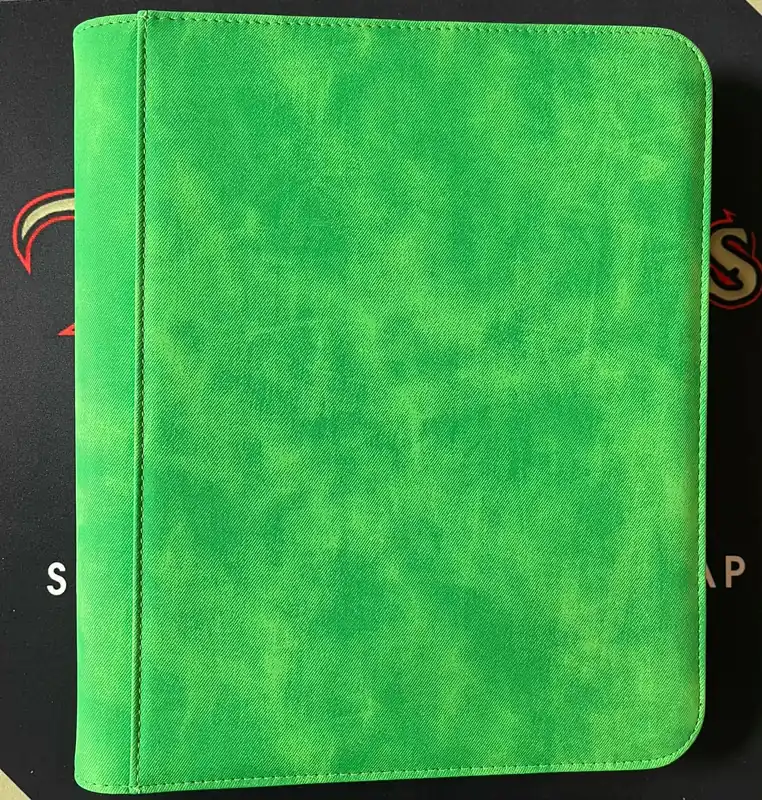 Favorit hos kunderna | Toploader Zip Cardbinder 4 Pocket 112 Cards Green
