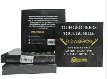 Passa på nu | Dungeoneers Dice Bundle 5 Sets Polymer Dice