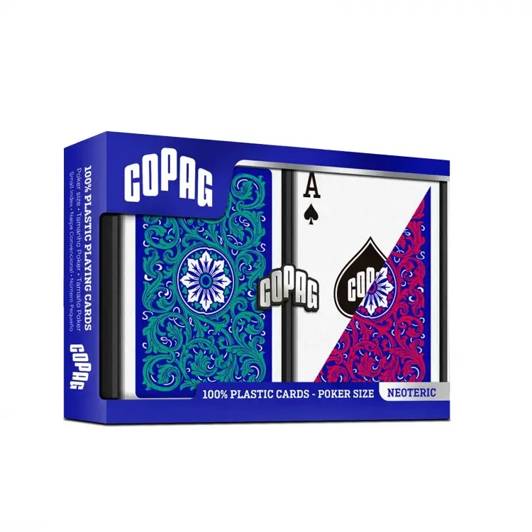Passa på nu | 1546 Neoteric Poker Size Standard Index playing cards double deck (Red and Green)