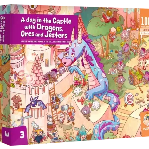 A Day In The Castle With Dragons Orcs Jesters Puzzle - Under begränsad tid