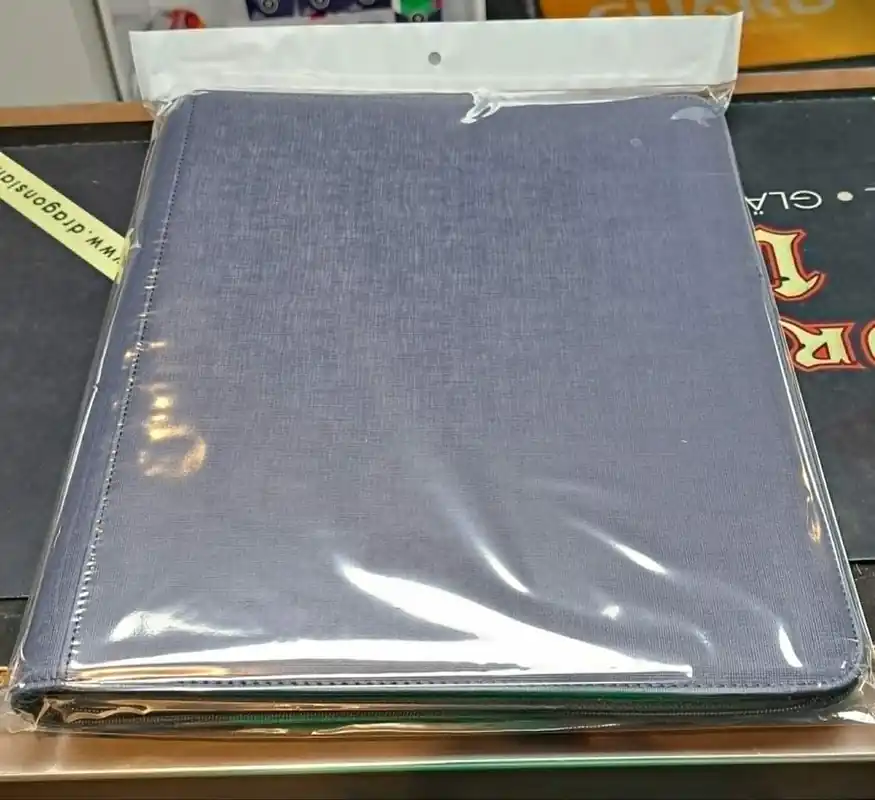 Snabb leverans - Toploader Zip Cardbinder 9-Pocket (252 cards) Dark Blue