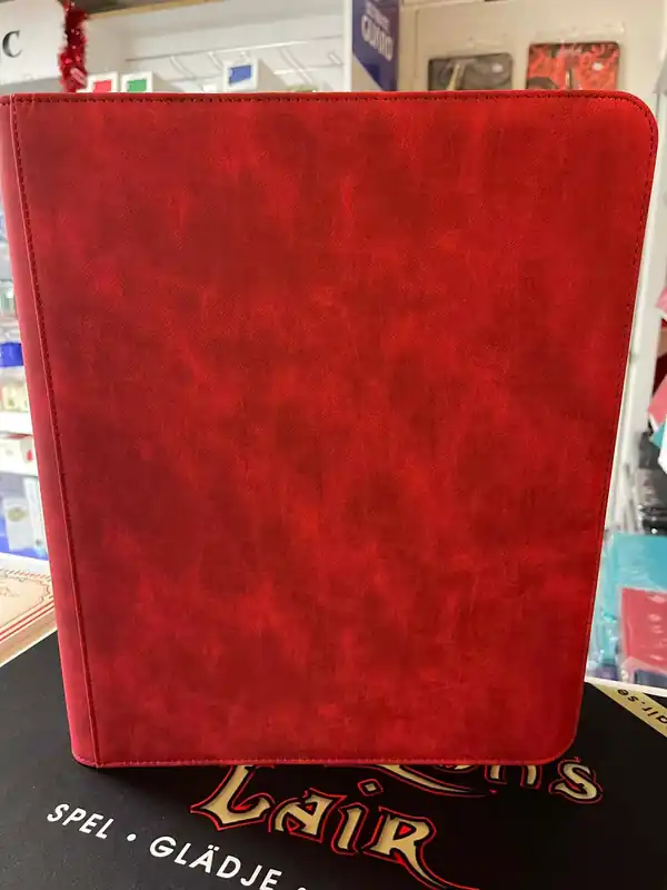 Toploader Zip Cardbinder 9 Pocket 252 Cards Dark Red | Kampanjpris