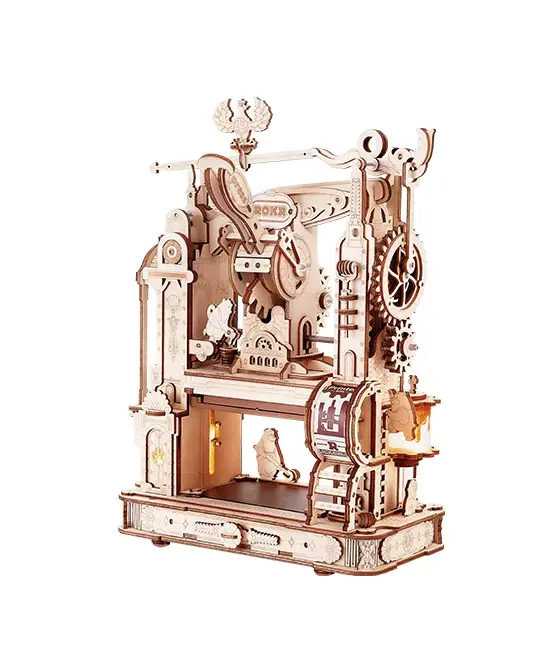 Bara denna vecka | Classic Printing Press - 3D Wooden Puzzle DIY - Rolife