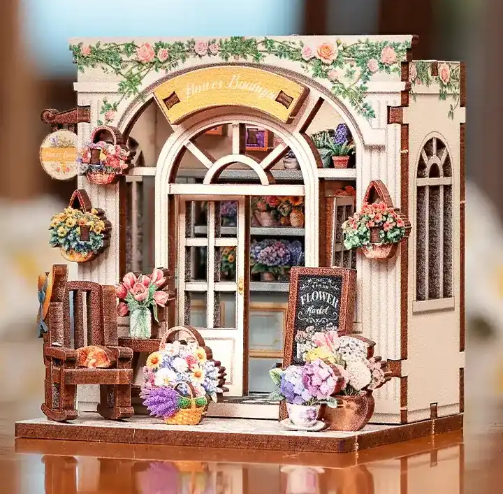 Flower Boutique - DIY Mini Book Nook - Mycket uppskattad