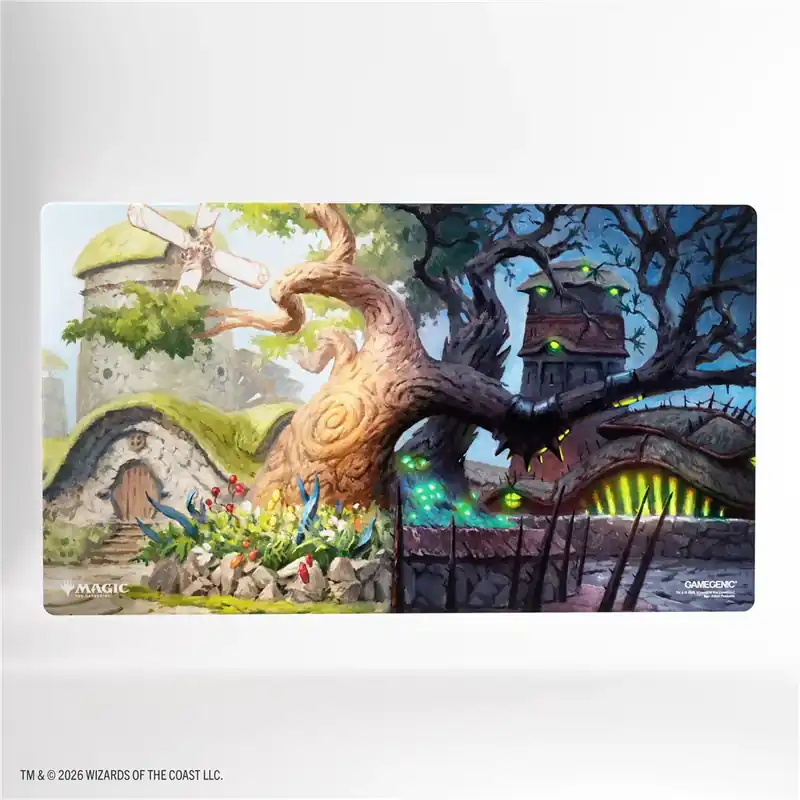 Gamegenic - Magic The Gathering Lorwyn Eclipsed Shiny Playmat - Temple Garden | Kampanjen går snart ut