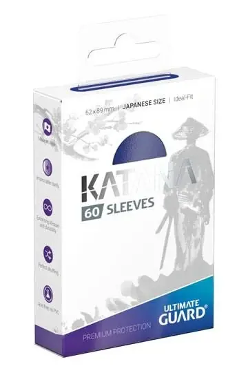Ultimate Guard Katana Sleeves Japanese Size Blue 60 Ultimate Guard - Så länge lagret räcker