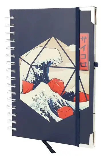 Få kvar i lager - Great Wave Of Dice Deluxe Notebook